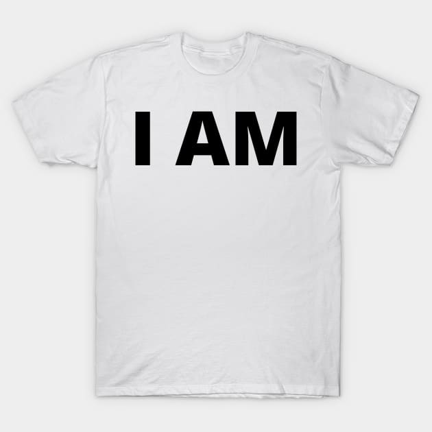 I AM WHITE T-Shirt by Just Simple and Awesome